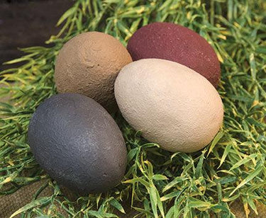 4 Set - Primitive Eggs 25 - The Fox Decor